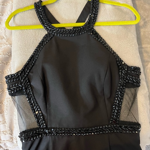 Giana Bini Black Embellished Dress - Picture 3 of 10